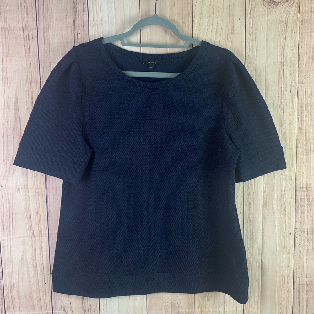 Talbots short sleeve Size‎ Large Navy